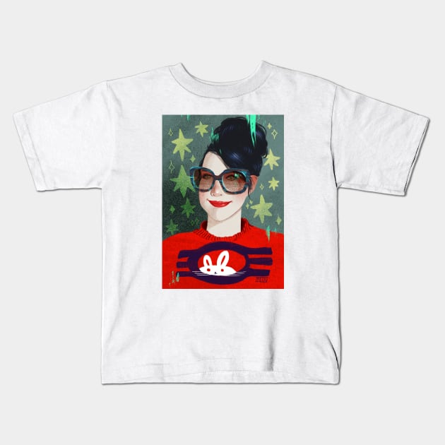 Kathleen Kids T-Shirt by megglester